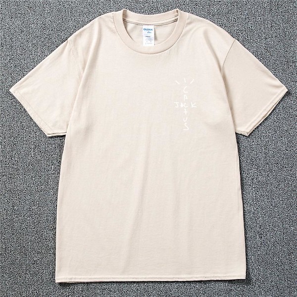 HOT Cactus Jack T-shirt 2022 Sommer Mænd Kvinder LOOK MOM I CAN FLY Tee ASTROWORLD Hip Hop Kortærmet T-shirts Yellow 1 M