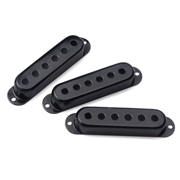 3 stk Gitar Single-coil Pickup Deksel Musikk Instrument Tilbehør 48mm/50mm/52mm Chrome