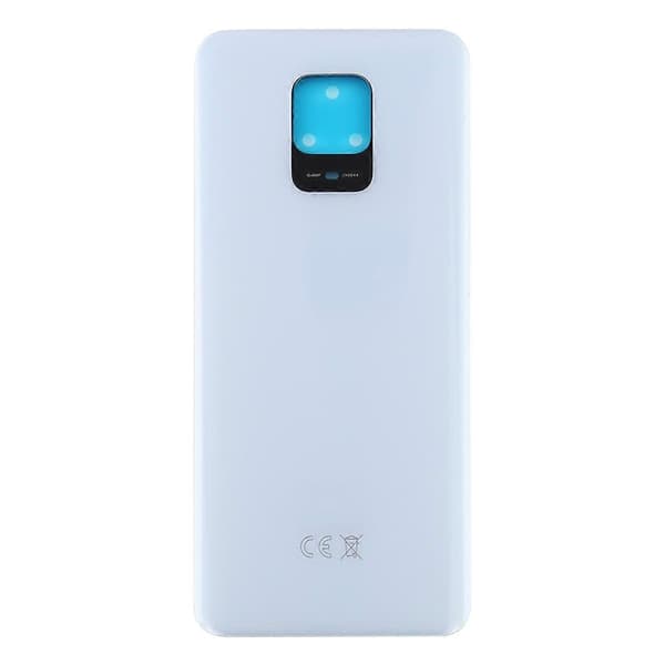 KOMPATIBELt batteribakstycke för Xiaomi Redmi Note 9S / Redmi Note 9 Pro Max / Note 10 Lite White