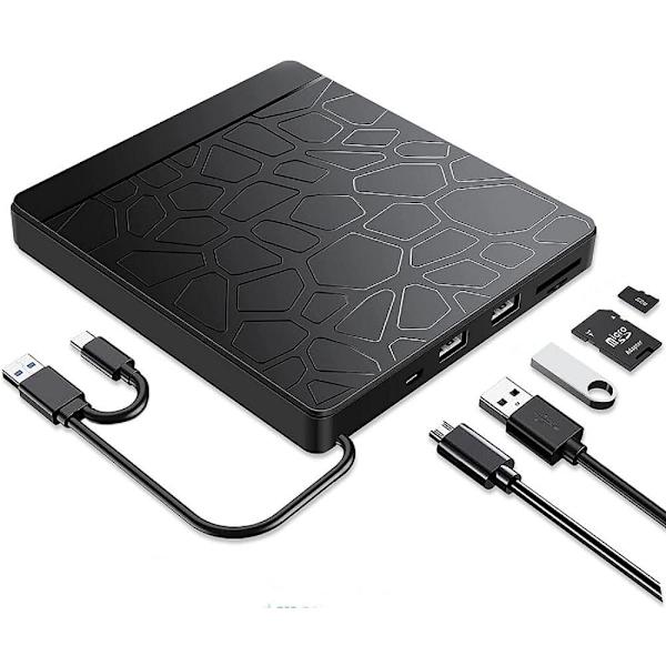 5-in-1 External DVD/CD Burner