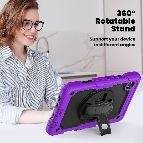 Fodral Kompatibelt med Samsung Galaxy Tab A9 Purple