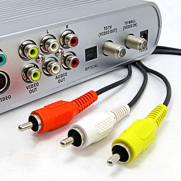 1,5 m SCART til 3RCA hannkabel, SCART hann til RCA hann byttbar lydvideo AV lydvideo konverteradapterkabel for TV, DVD VCR