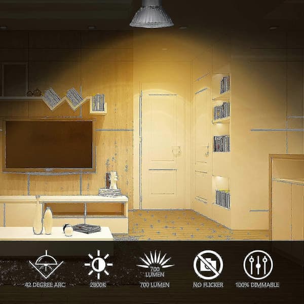 5 stk. Gu10 35w Halogen Spotpære Dæmpbar, Halogen Reflektorlamper