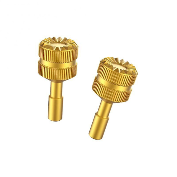 2kpl Vaihtonuppiohjain Alumiiniseos Rihlattu Liukumaton Ohjainsauva Dji Mini 3 Pro/ji gold