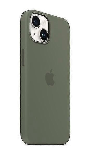 Silikone Telefon Cover Kompatibelt Med Iphone 14 Olive