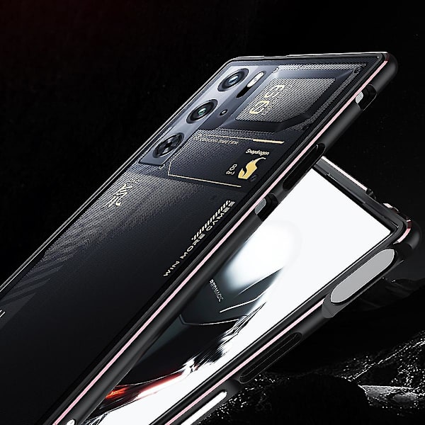 Metallram för Zte Nubia Red Magic 9 Pro/9 Pro+ Black Silver