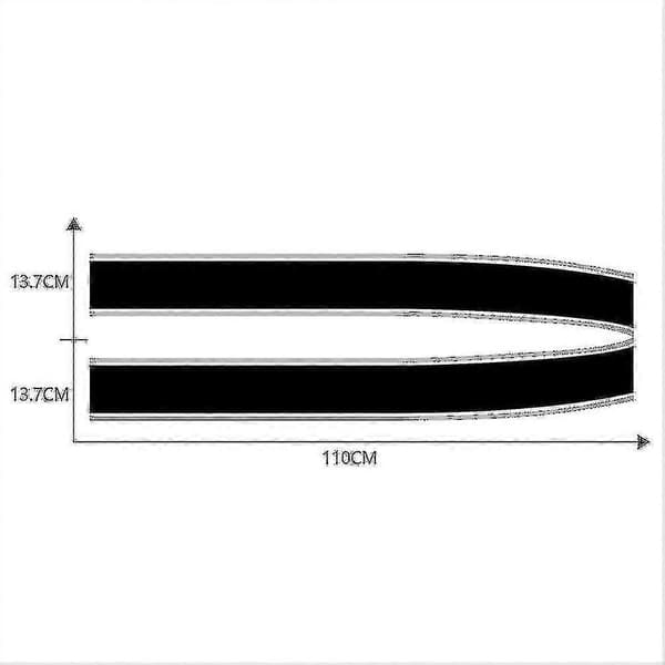 Dekorative striper til Mini Cooper panser - Panserklistremerker til R55 R56 R60 A