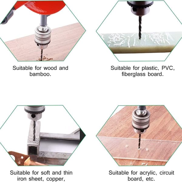 Hand Crank Drill 1.5-10mm Capacity Double Geared Hand Drill for Wood Plastic