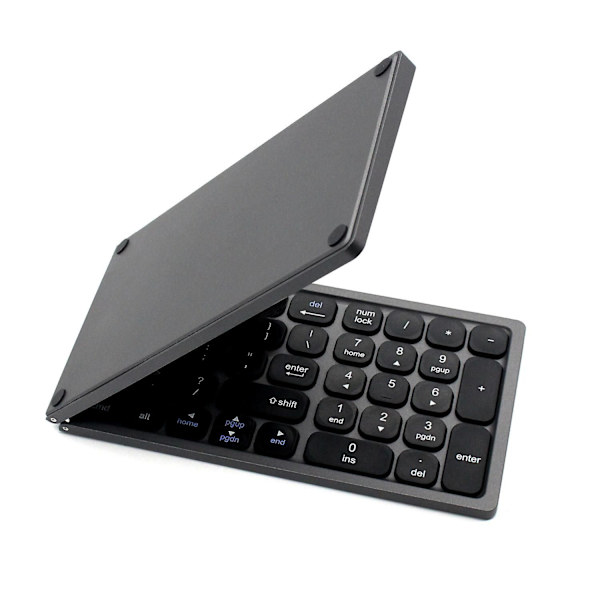 Wireless Bluetooth keyboard, 81 keys foldable keyboard for tablet and smartphone