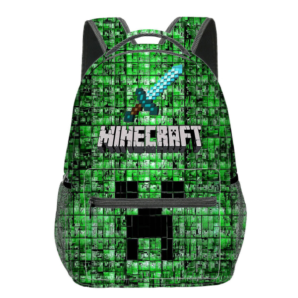 Minecraft Primary and Secondary School Elevers Skoletasker Børne Rygsække Rygsække til folkeskoleelever 6