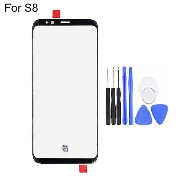 Front Yttre Touch Screen Glaslinsbyte Kompatibel Samsung Galaxy S8 S8plus for Samsung Galaxy S8