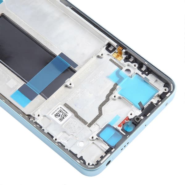 För Xiaomi Redmi Note 13 Pro 5G Original LCD-ramramplatta Blue
