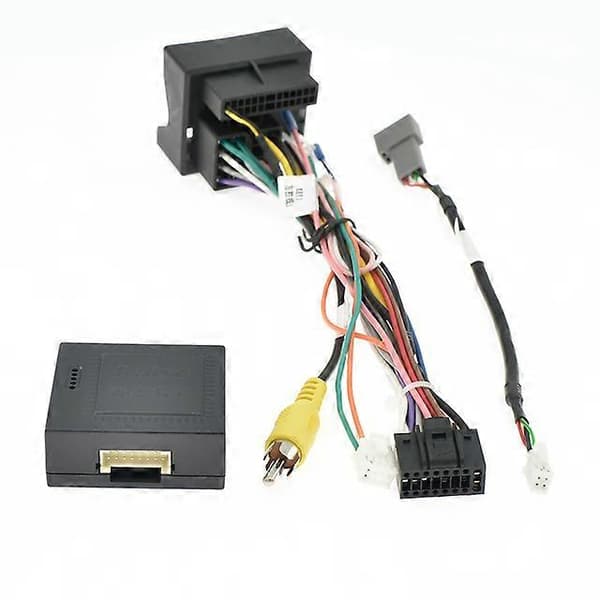 16-bens ledningsnet CANBUS-dekoderboks Bil Quad Lock-kabeladapter til Peugeot 2008 3008 308 307 Citroen C5 C4 C3 with antenna adapter