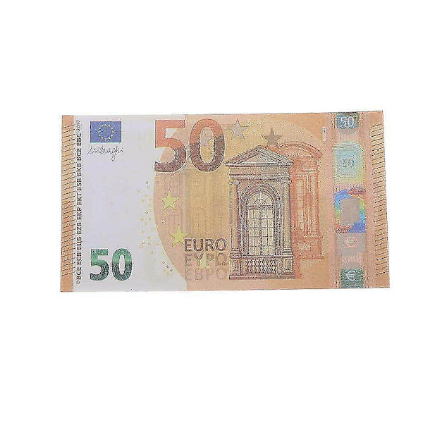 Seddelrekvisitter Euro Rekvisitter Bar Atmosfære Mynt Sprøytepistol Spesielle Rekvisitter Penger Nominell Verdi 50