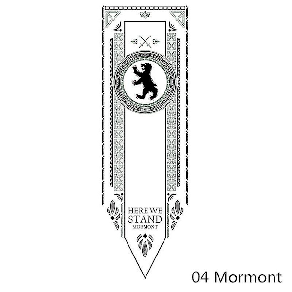 Game of Thrones -ripustuslippu Stark Targaryen Lannister Banner Kotijuhlan Koristeluun 05 Tyrell