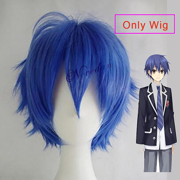 Anime Date A Live Itsuka Shido Cosplay Kostym Prinsessa Yatogami Tohka Tokisaki Kurumi Skoluniform Syntetisk Peruk Hår Män Pojke Itsuka ShidoWig M