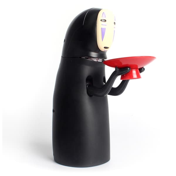 Spirited Away Ansiktslös Man Spargris Kaonashi Sväljer Pengar 2*AA battery