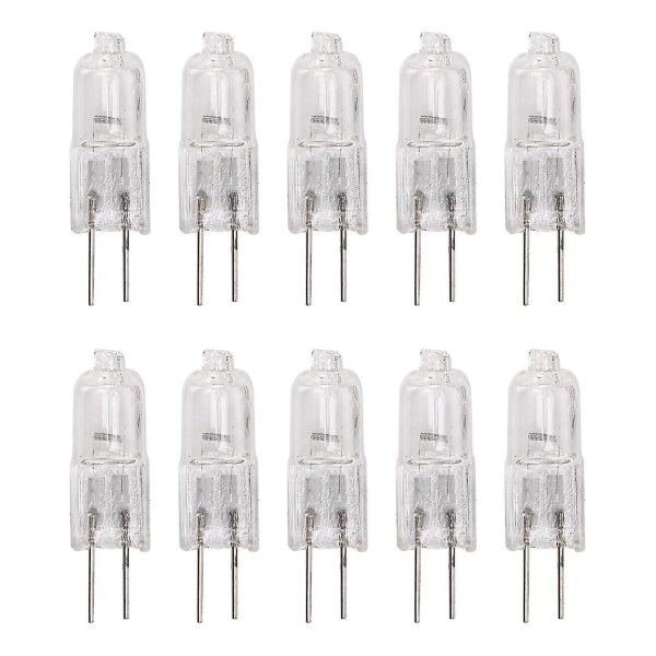 10 st G4 Halogenlampor 10W Varmvit