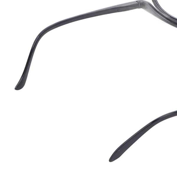 Förstorande sminkglasögon med fällbart glas, enfärgade sminkglasögon i svart (+1,50)