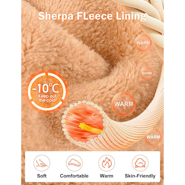 Fleece-vuoratut Jogging-housut Lämpimät Jogging-housut Taskuilla Talvihousut Pehmeä Sherpa Lämpimät Housut Nauha Urheiluhousut Jogging Harjoittelu Rentoutunut Vaaleanpunainen Vaaleanpunainen Rosa XL