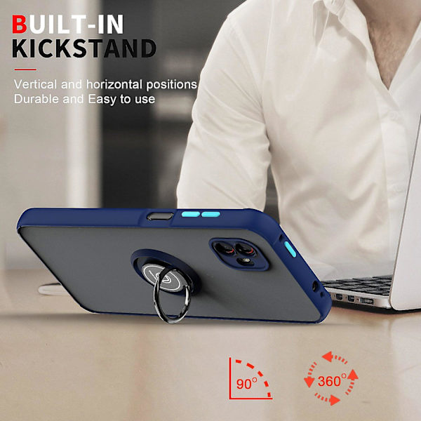 Støtsikker etui for Samsung Galaxy Xcover 6 Pro med metallringholder