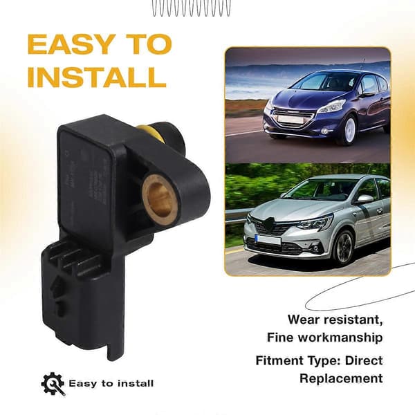 Biludstødning Differentialtrykforskel DPF-sensor til 82MPP12-01 223655883R 82MPP13-01 223657652R