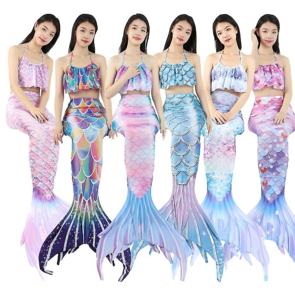 Mermaid Tails For Swimming For Kids And Adults With Monofin - Snngv