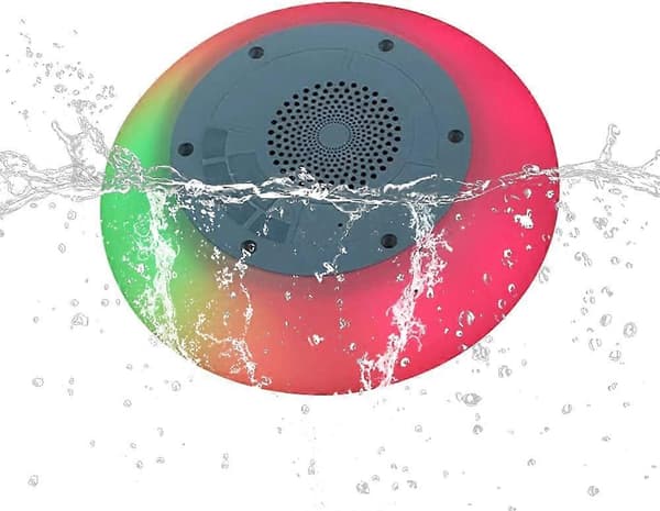 Bluetooth Bruse-højttaler, Bærbar Bluetooth-højttaler med Farverige Lys, Flydende Pool-højttaler, IP