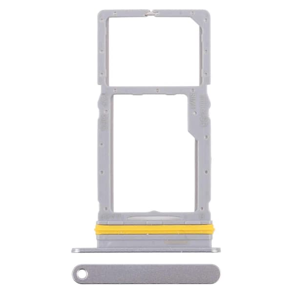 For Samsung Galaxy A17 5G SM-A176B KOMPATIBEL SIM + Micro SD-kortskuff Silver