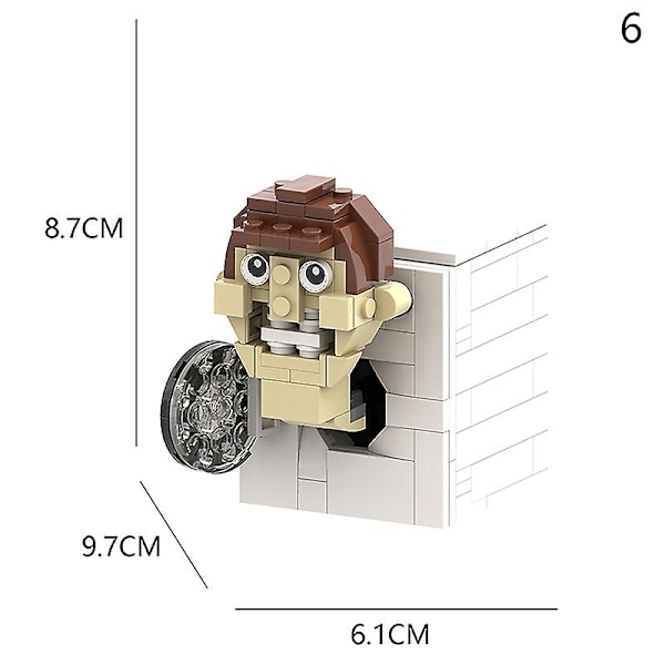 Skibidi Toilet Man Vs. Monitor Rakennuspalikat Audio Man ja Camera Man Lelut K6