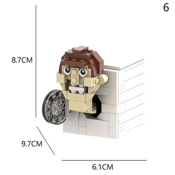 Skibidi Toilet Man vs. Övervaka byggstenar Ljudmannen och kameramannens leksaker K6