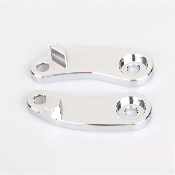 Omplacering av främre blinkers kompatibel med FXSTSB Softail Springer Classic Electroplated Silver