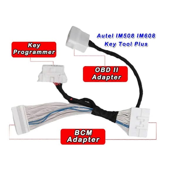 Til Nissan BCM 40 Kabel 4A Smart Nøgle Kabel til OBDSTAR Autel IM508