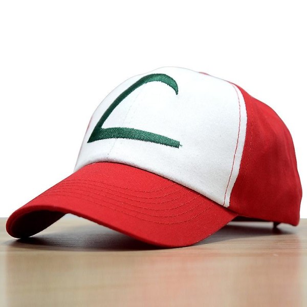 Anime Splicing Solhatt Ash Ketchum Cosplay Unisex Broderi Baseball Cap Ficka Snapback Justerbar Hattar Prop 2