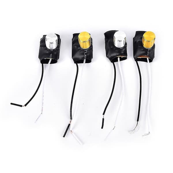 Guld, silverfärgad bordslampa full range dimmer roterande strömbrytare vred 1a 3a Gold 3A