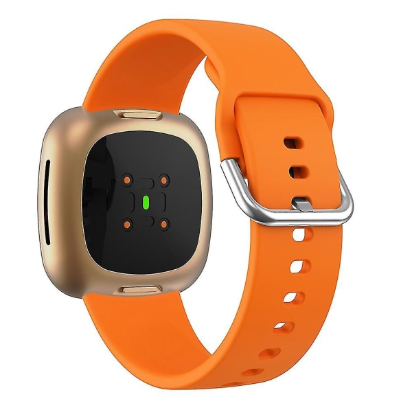 För Fitbit Versa 3 Silikonarmband Orange