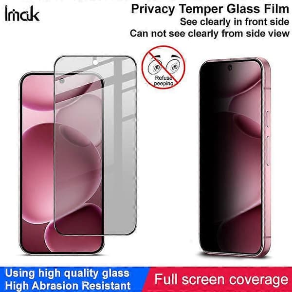 imak Privacy Hærdet Glas Film, Understøtter Fingeraftryksoplåsning Not Specified For Google Pixel 10 Pro XL