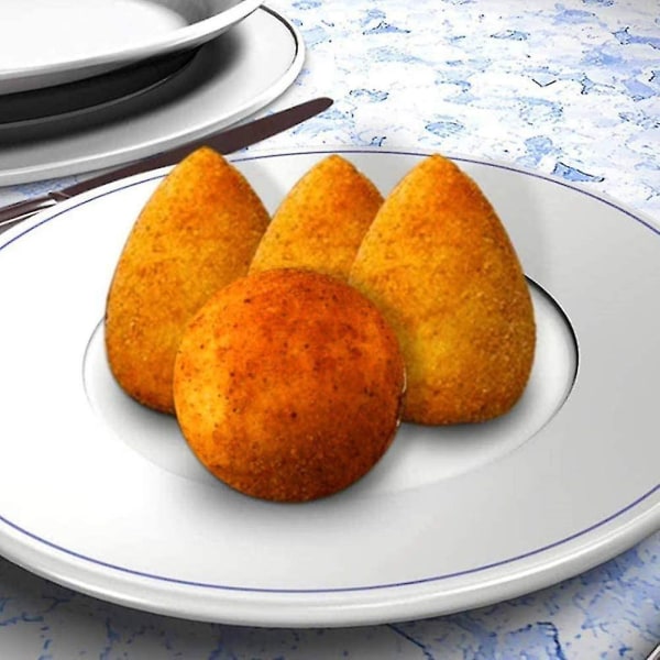 Arancini-form, DIY-form for risboller, flerbruks risbollemaker, hjemmelaget fylt kjøttbolle