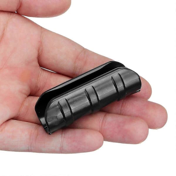 50 stk. 20 mm ABS drivhus snap rørklemmer, sorte clips til havefolier