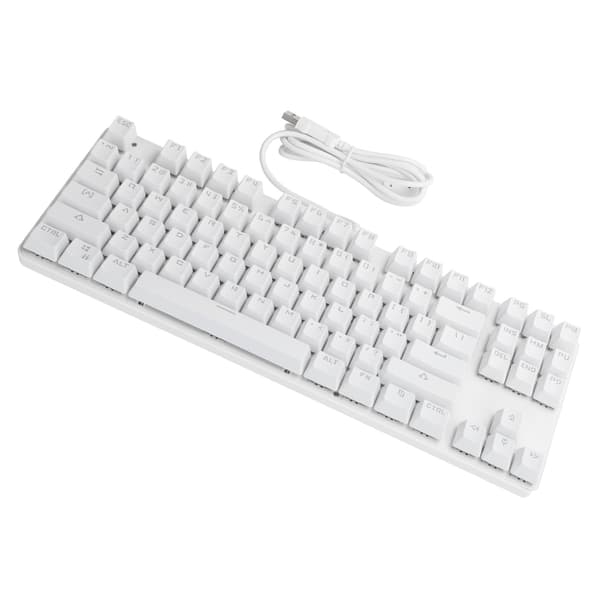 Mechanical Keyboard 87 Keys USB2.0 Wired Backlight Gaming Office Supplies Computer Components 919-10