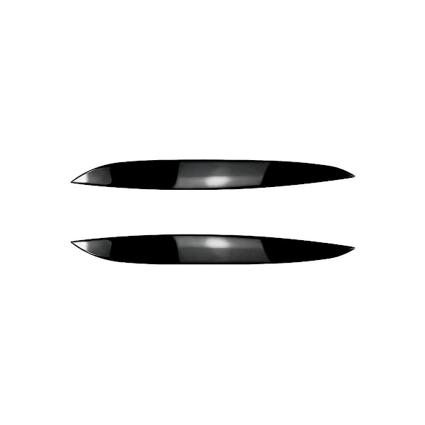 För Golf4 Mk4 Iv 1997-2005 Blank Svart Frontstrålkastare Skydd Garnityr Strip Eyebrow Cover Trim Stick