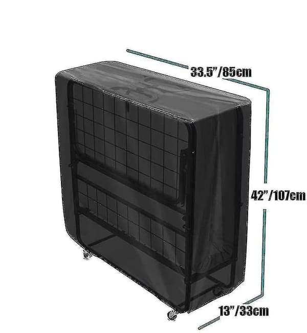 Mimigo Double Folding Bed Cover Waterproof and Breathable Folding Bed Storage Bag