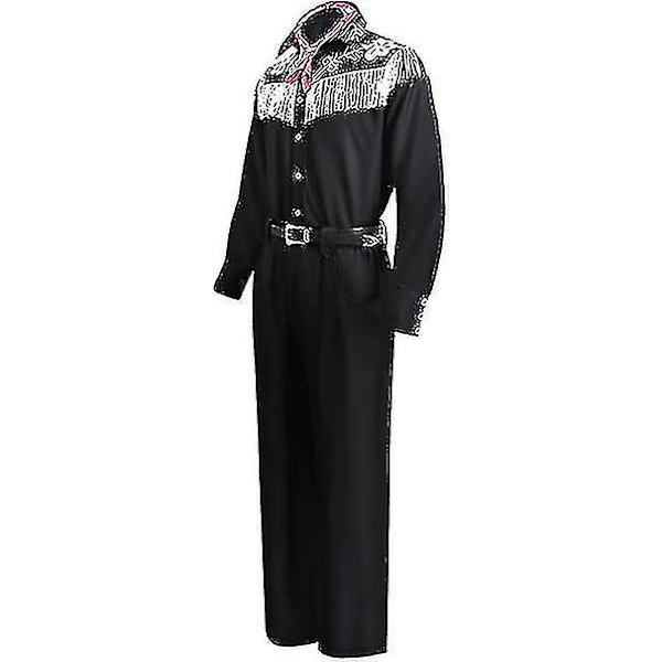 Jumpsuit Ken Cowboy Outfit Halsduk Hatt Män Kostym XXXL