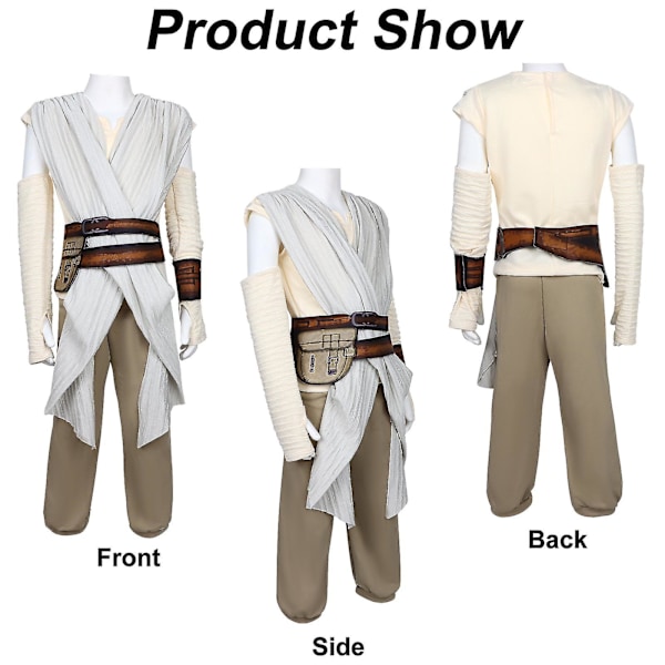 Star Wars Rey Jente Cosplay Kostymer Halloween Cosplay Kostymer L