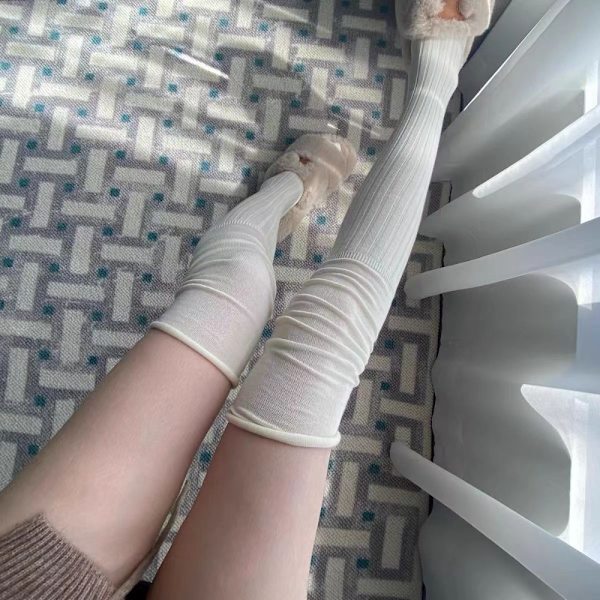 Knæhøje Strømper Lårstrømper BEIGE beige