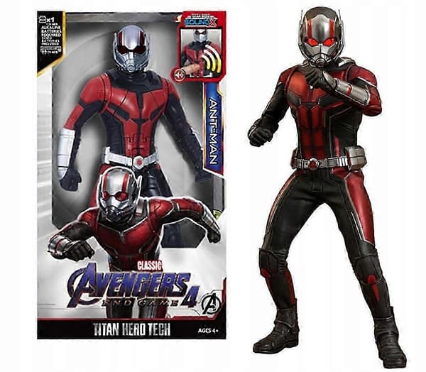 Stor actionfigur Ant-Man Avengers 30 cm lydlys