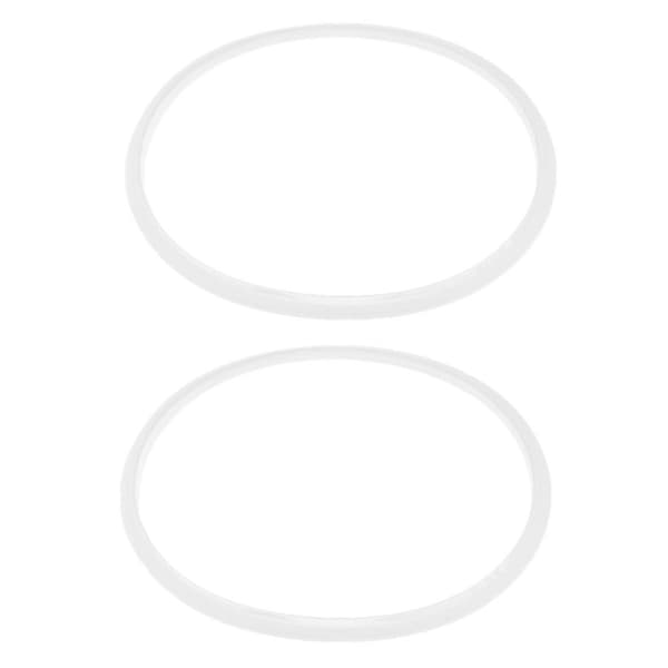 2 stycken gummitätningsring tryckkokare 28cm innerdiameter, parent white 28cm