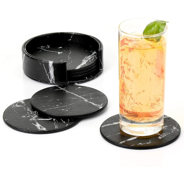 Leather Glass Coasters