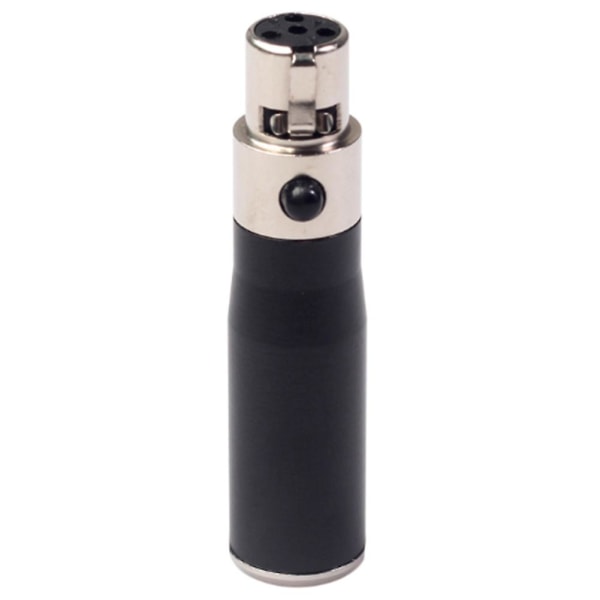 Xlr Mini 3-polig Han till 4-polig Hon Audioadapterkontakt Hi-fi Signalomvandlare Adapter för
