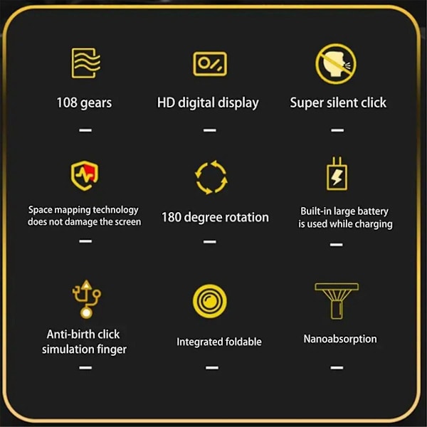 Mobil Skärmklickare Digital Bilskärmklickare för Smartphone App Video Live Gadget Mobilspel S [DB] Black